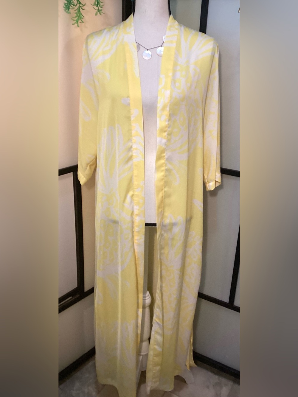Lilly Pulitzer maxi swim coverup/kimono. Size XS